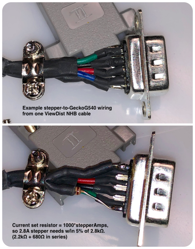 ViewDist Stepper wiring